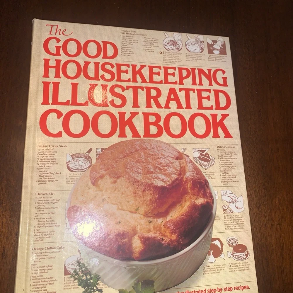 Vintage 1980 The Good Housekeeping Illustrated Cookbook Zoe Coulson Hardcover